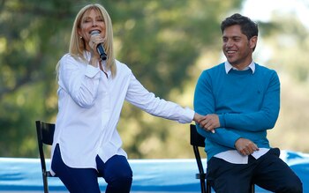 Verónica Magario y Axel Kicillof