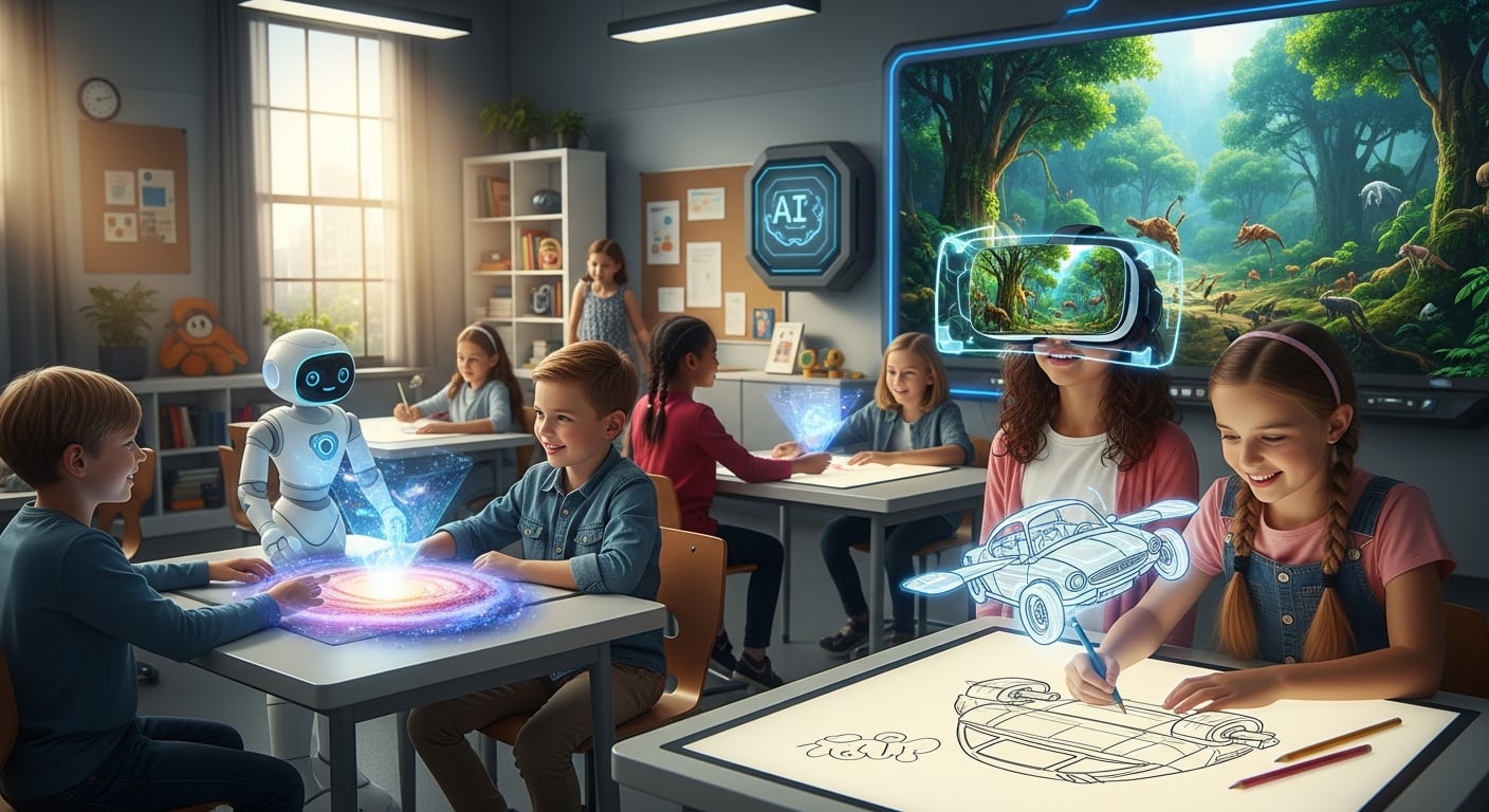 El programa promueve el trabajo en comunidad docente para compartir actividades y experiencias sobre la aplicación de inteligencia artificial en educación (Imagen Ilustrativa Infobae)