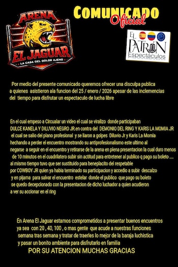 El incidente obligó a detener