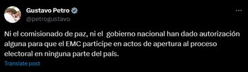 El presidente Petro se pronuncia