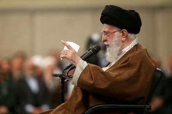 El líder supremo de Irán,