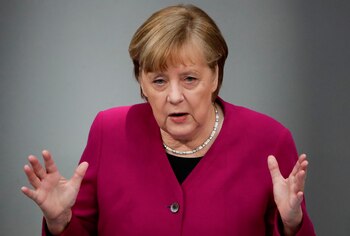 La canciller de Alemania, Angela