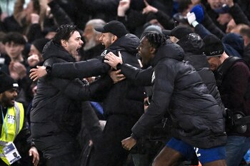 El gol de Palmer fue un desahogo para Pochettino (REUTERS/Dylan Martinez)