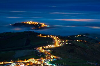 Un panorama desde el Monte