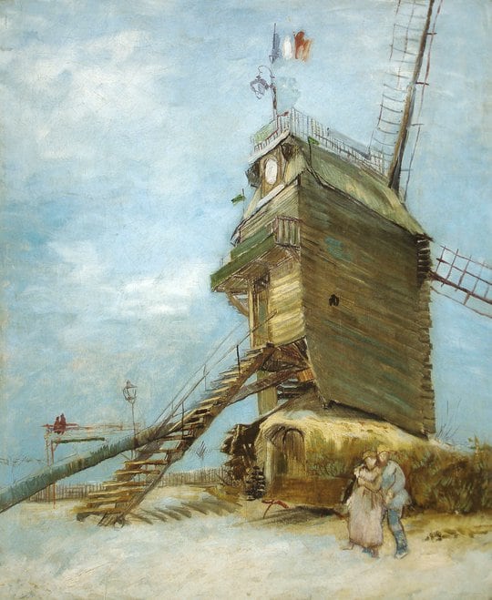 Le Moulin de la Galette de Vincent Van Gogh
