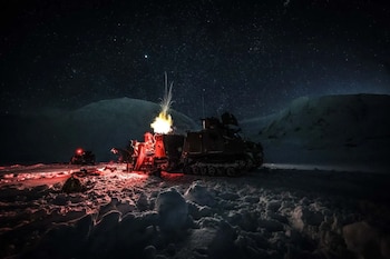 Los Royal Marines realizan ejercicios