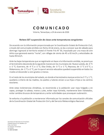 Tamaulipas se mantiene en alerta