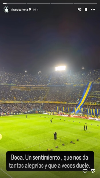 El cantautor guatemalteco se mostró dolido por la eliminación de Boca Juniors del Torneo Apertura tras caer 3 a 2 ante Huracán