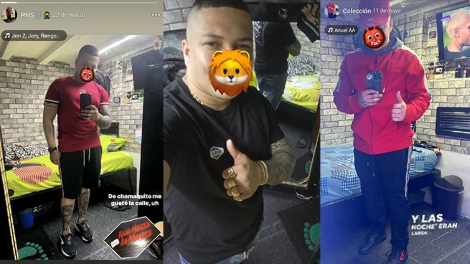 Cadenas de oro, televisor y hasta servicio de internet tendría en su celda del pabellón 4 alias JJ en la cárcel Modelo de Cúcuta, Norte de Santander - crédito CMR TV/Facebook