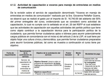 Documento revela uso irregular de