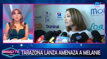 Magaly Medina exige que Christian Domínguez saque a su hija del conflicto. Captura: Magaly TV La Firme.