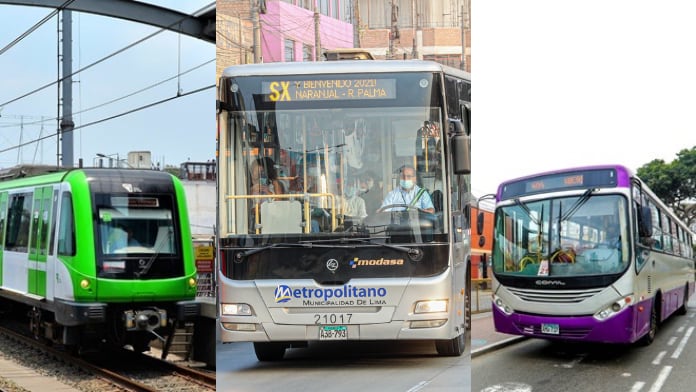 Conoce los horarios para los corredores, Metropolitano, Línea 1 y otros transportes por el feriado del 23 de julio