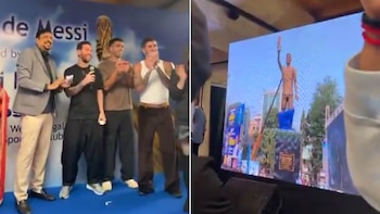 La reacción de Lionel Messi