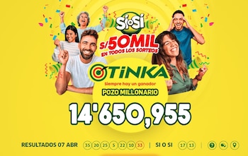 La Tinka: video del último sorteo y la jugada ganadora del domingo 7 de abril de 2024. (Captura: Facebook La Tinka)