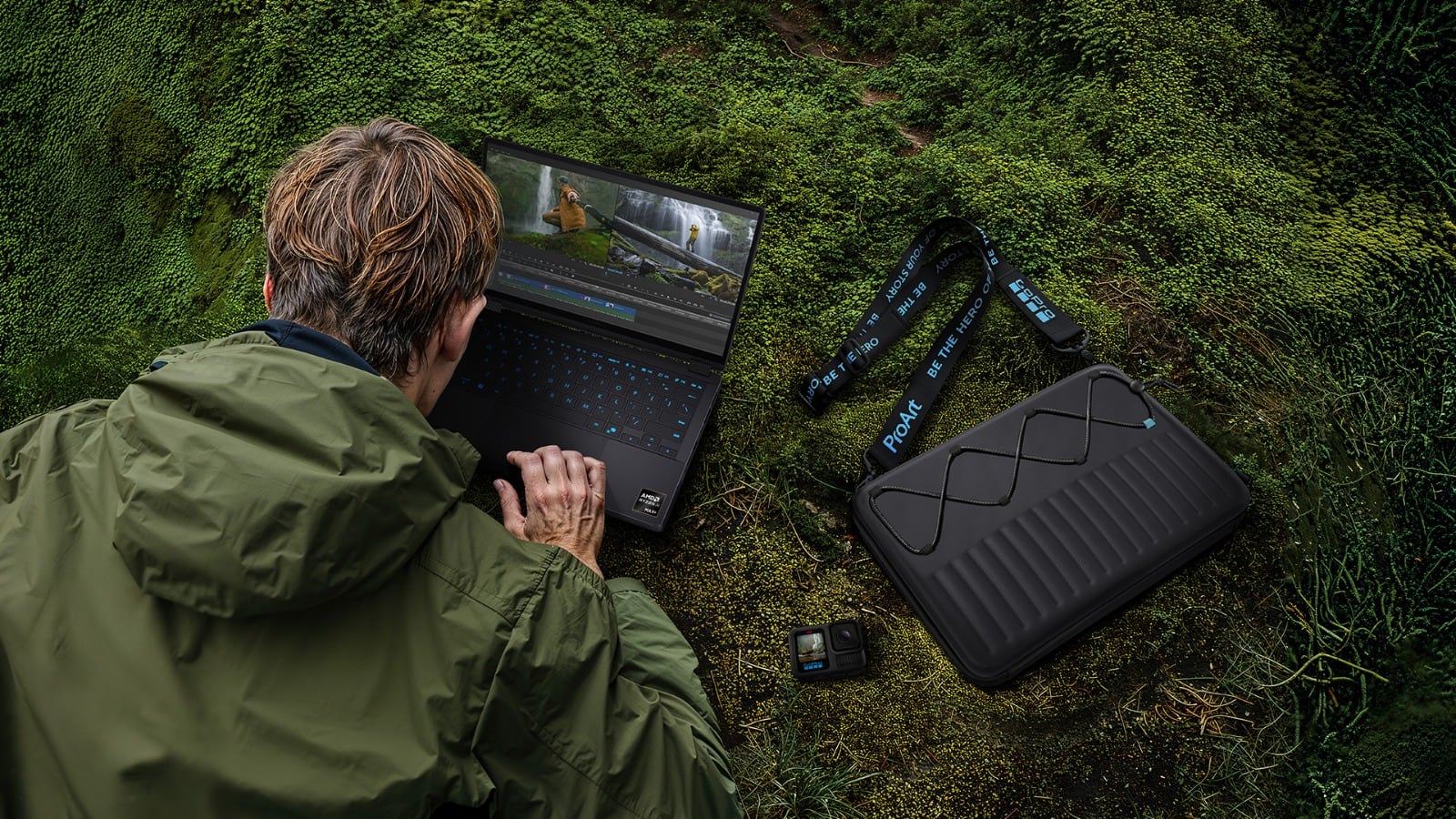 La laptop ASUS ProArt GoPro Edition redefine la edición de video profesional con portabilidad y potencia para creadores audiovisuales. (Cortesía ASUS)