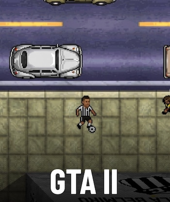 Neymar dentro de GTA 2. (Cazetv)