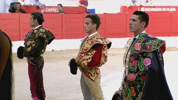 Los tres toreros que participaron