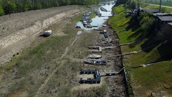 Las impactantes fotos del río