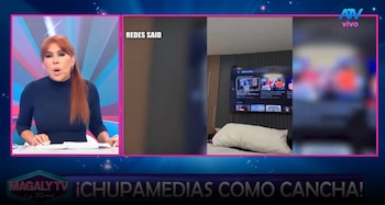Magaly Medina lanza fuerte advertencia a Jefferson Farfán: “Te doy una pista... me estás difamando”. Captura: Magaly TV La Firme.