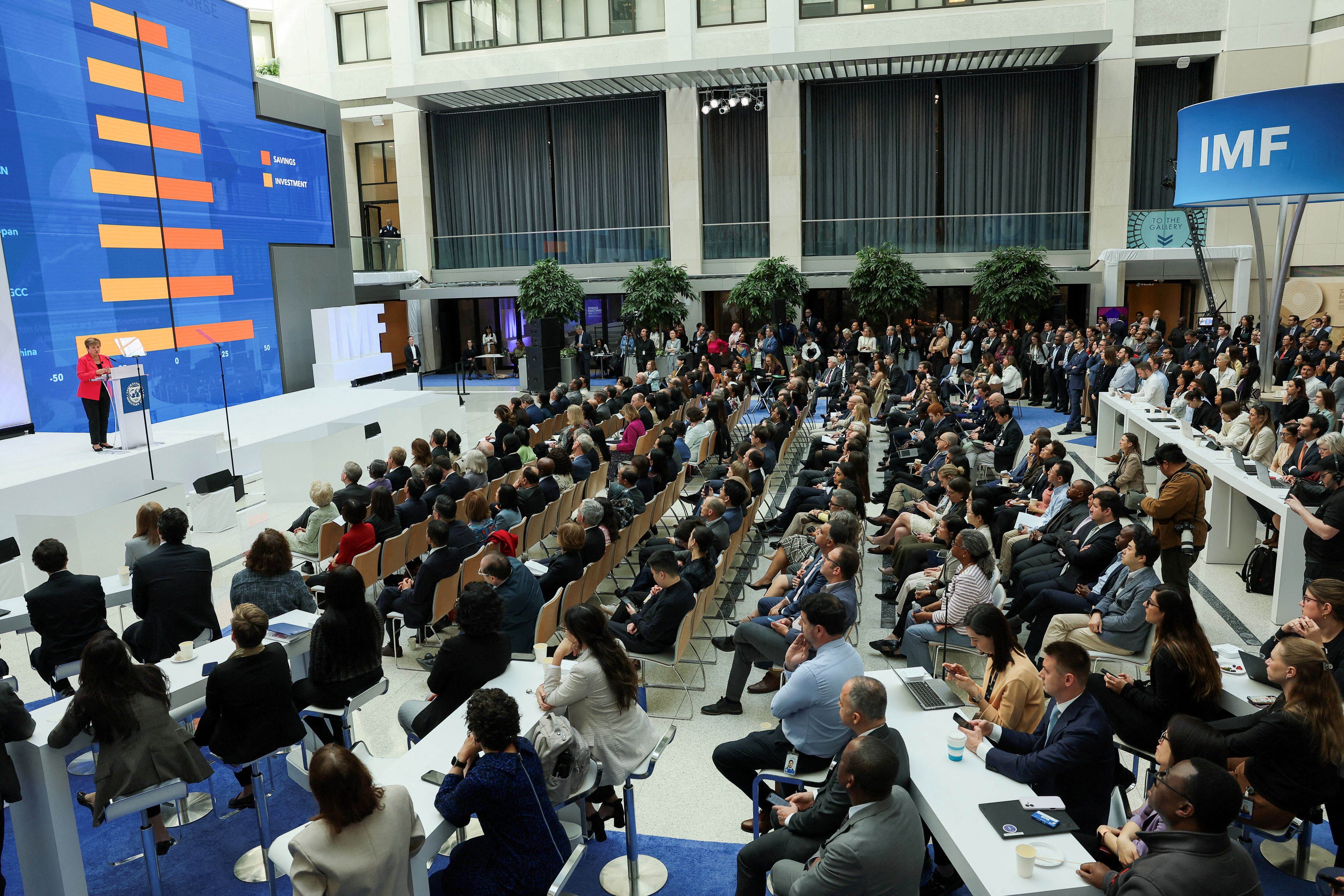 Kristalina Georgieva alertó sobre el impacto de las medidas arancelarias de los EEUU en la economía global (Reuters)