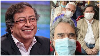 Precandidatos presidenciales Petro, Robledo, Fajardo