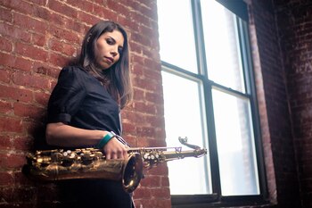 La saxofonista chilena Melissa Aldana