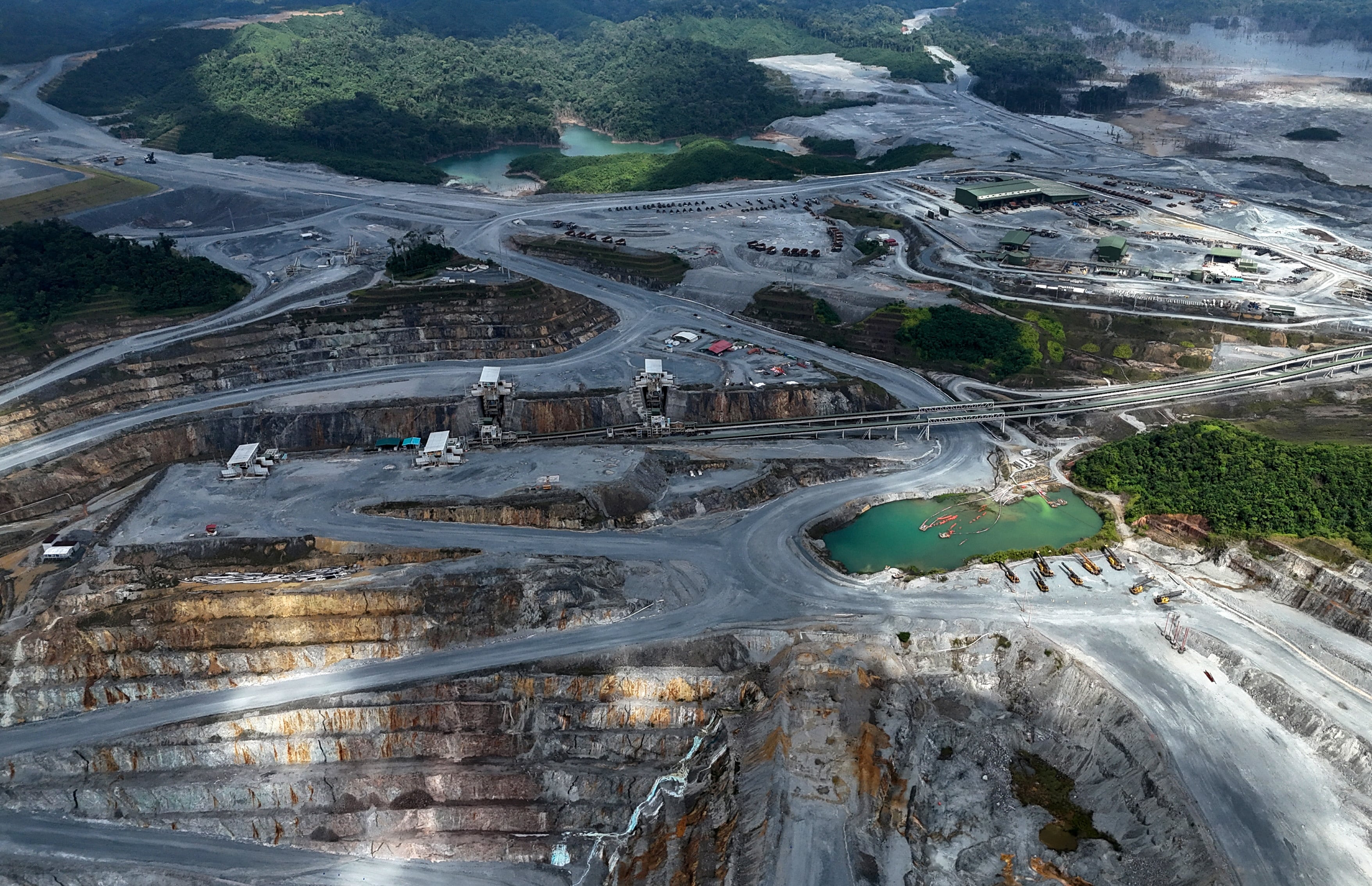 La auditoría integral otorgó a Cobre Panamá 87.73 puntos sobre 100 y determinó el cumplimiento de 361 de los 370 compromisos evaluados REUTERS/Enea Lebrun