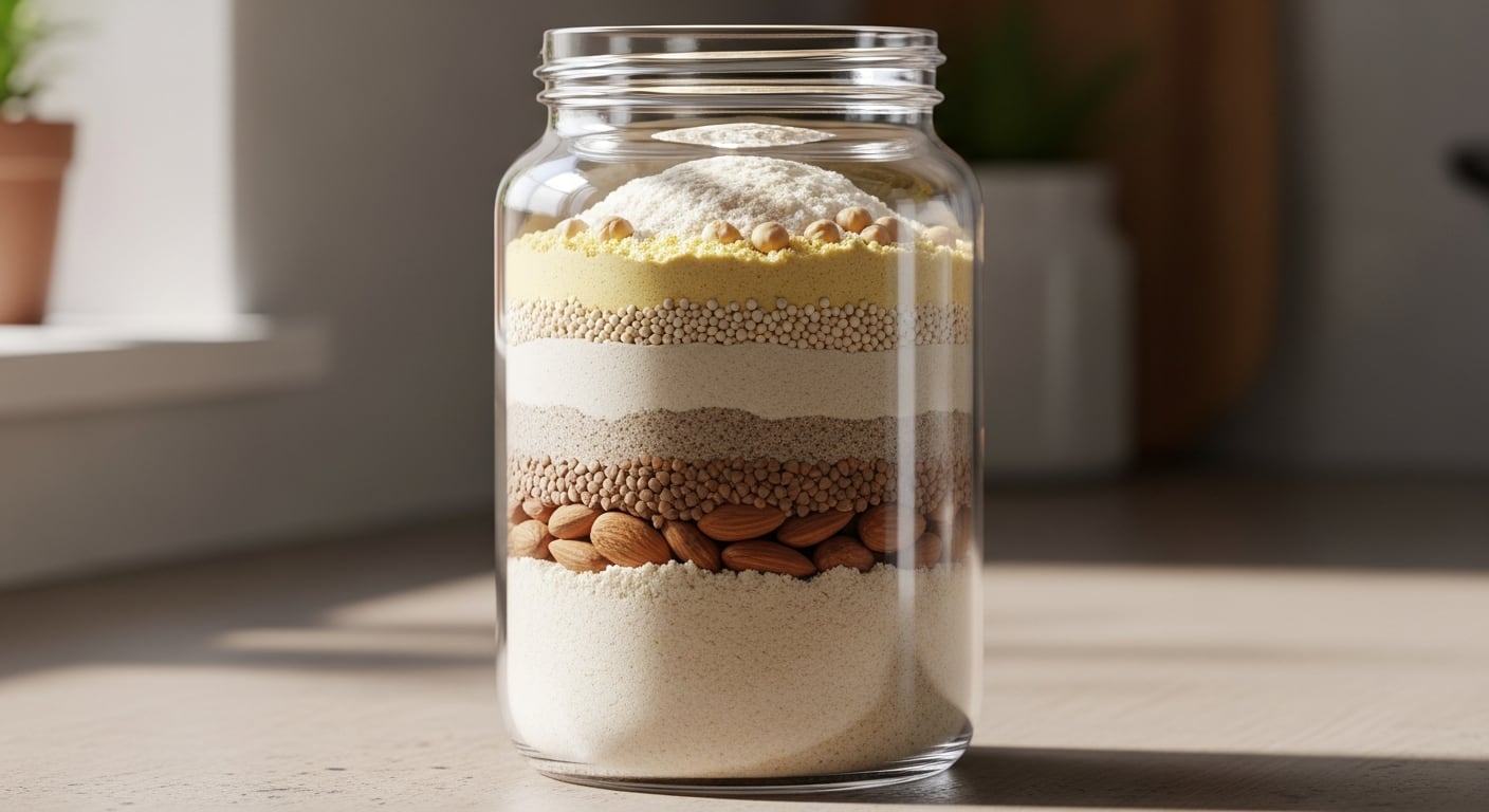 La combinación de diferentes harinas mejora la textura y el valor nutricional de panes, tortas y otras preparaciones sin gluten (Imagen Ilustrativa Infobae)