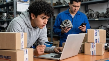 Cómo evitar estafas al comprar repuestos de autos por internet