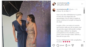 Verónica Alcocer aprovechó la ocasión para expresar su amor por su hija y desearle una vida guiada por la nobleza, los valores y la fortaleza - crédito @veronicalcocerg/Instagram