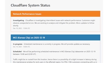 Cloudflare señaló que el mantenimiento