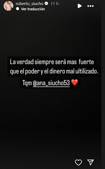 Roberto Siucho agradeció a su