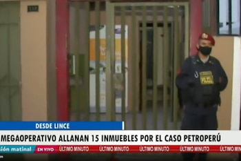 La fiscalía allanó el palacio