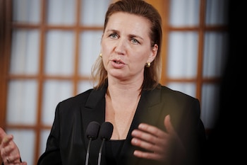 La primera ministra de Dinamarca,