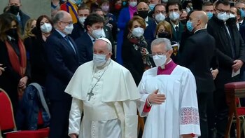 El papa Francisco en la