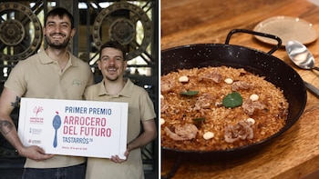 El mejor arroz de España se hace en Madrid pero sabe a Extremadura: una paella de pestorejo y cebollas ‘claveteás’