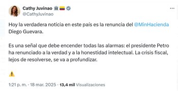 La representante Catherine Juvinao aseguró