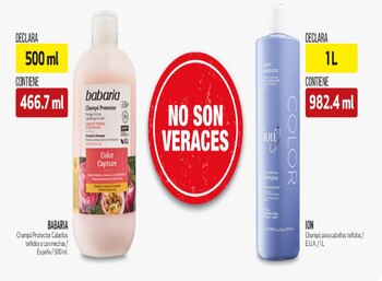 Productos no cumplen con el