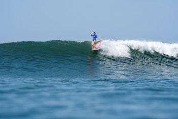 La playa de El Sunzal se convirtió en la sede del evento tras recibir las ediciones continuas del Mundial de Longboard en 2023, 2024 y 2025. (Cortesía: ISA SURF)