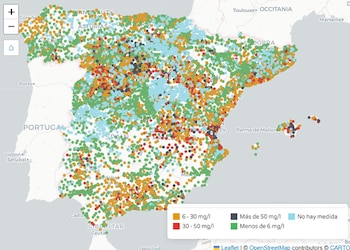 Imagen del mapa elaborado por Greenpeace.