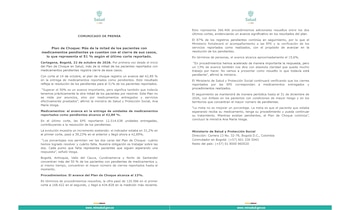 El Ministerio de Salud entregó balance del plan de choque implementado en el gobierno de Abelardo de la Espriella - crédito @MinSaludCol/X