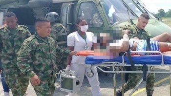 Rescate de guerrillero por parte del ELN.