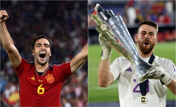 Mikel Merino y Unais Simón