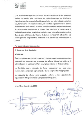 Propuesta de Fuerza Popular para