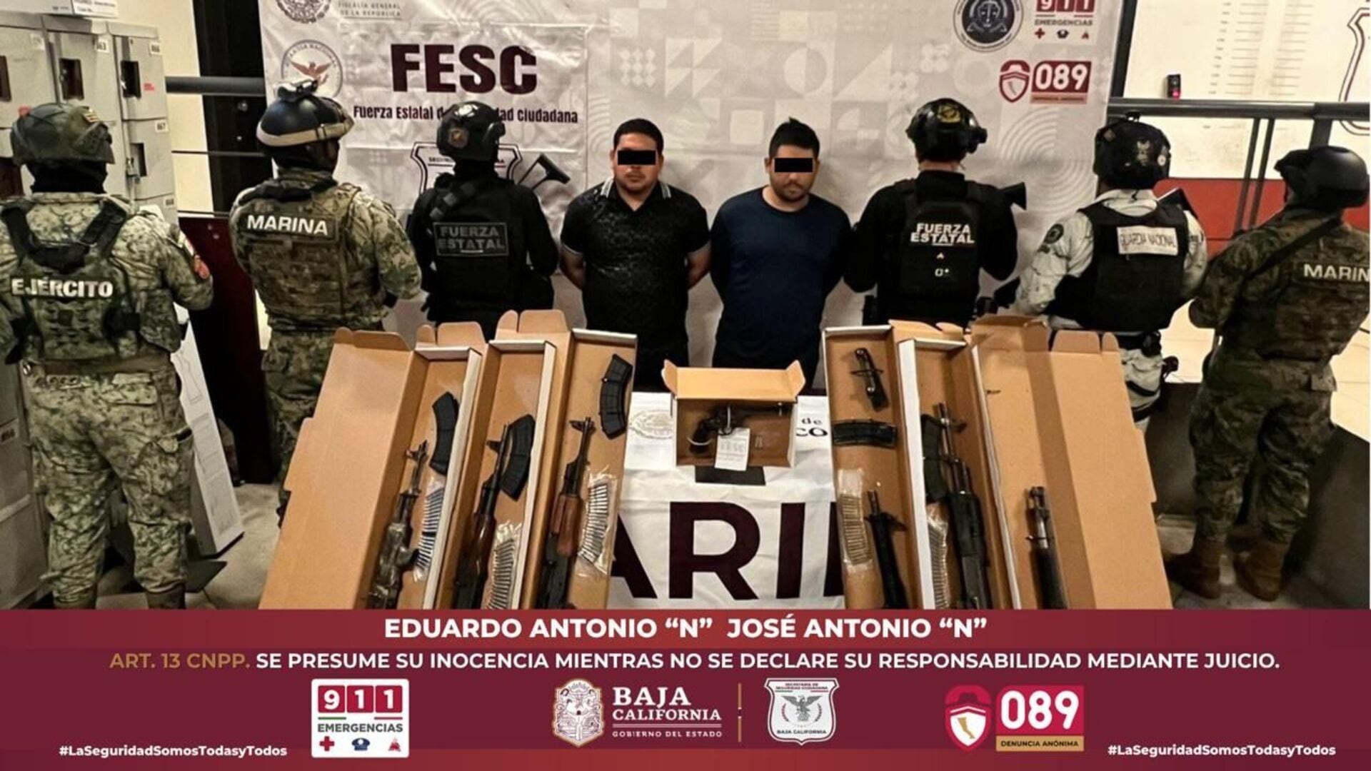Los sujetos capturados
(SSC BC)
