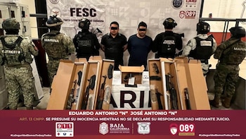 Detienen en Baja California a “Makumba” y a “El Tony”, presuntos operadores del CJNG
