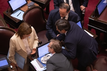 La senadora Patricia Bullrich encabezó