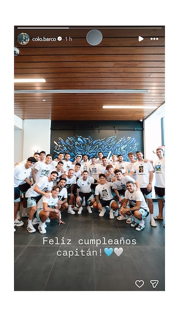 El regalo de los jugadores de la Selección a Lionel Messi