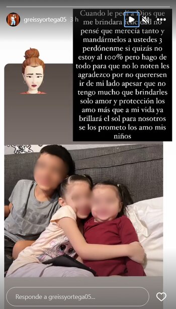 Publicación de Greissy Ortega tras