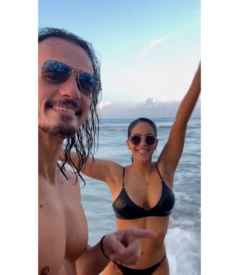 Celeste Muriega y Christian Sancho